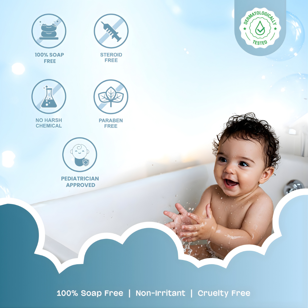 BabyBamp Baby Cleansing Bar – Ceramide & Vitamin Care Combo (4 Packs) - BabyBamp – Nurturing Precious Skin, Naturally