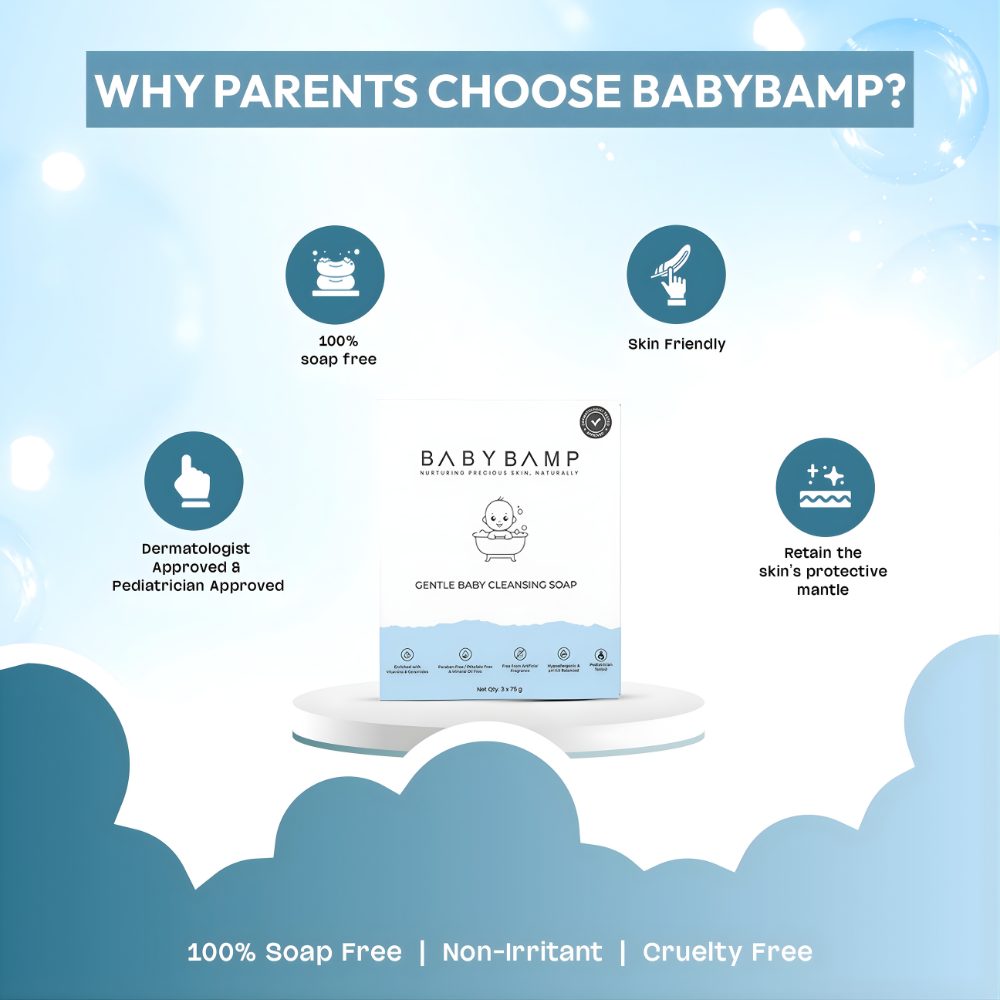 BabyBamp pH-balanced baby soap comparable to Sebamed Baby Cleansing Bar
