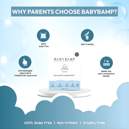 BabyBamp pH-balanced baby soap comparable to Sebamed Baby Cleansing Bar